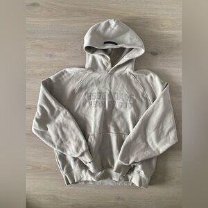 Fear Of God Essentials Light Tan Hoodie Size M